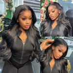 Body Wave Human Hair Wigs 13x6 HD Transparent Lace Front Wigs