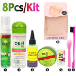 Wig Installation Kit Set 8Pcs Hair Mousse Glossing Hair Polisher