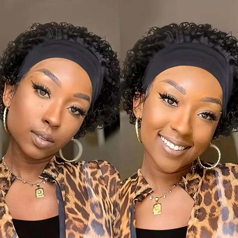 Curly Short Hair Wigs for Women Pixie Cut